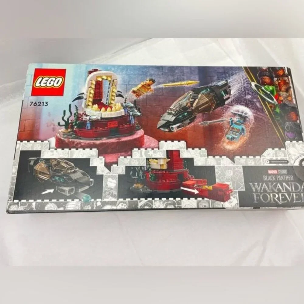 LEGO Marvel Black Panther WAKANDA FOREVER King Namor’s Throne Room 355 Pcs